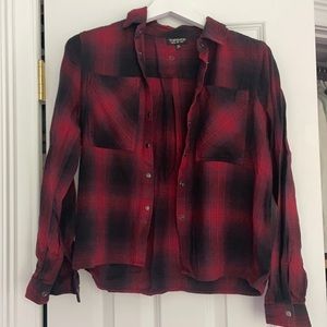 Top shop plaid shirt